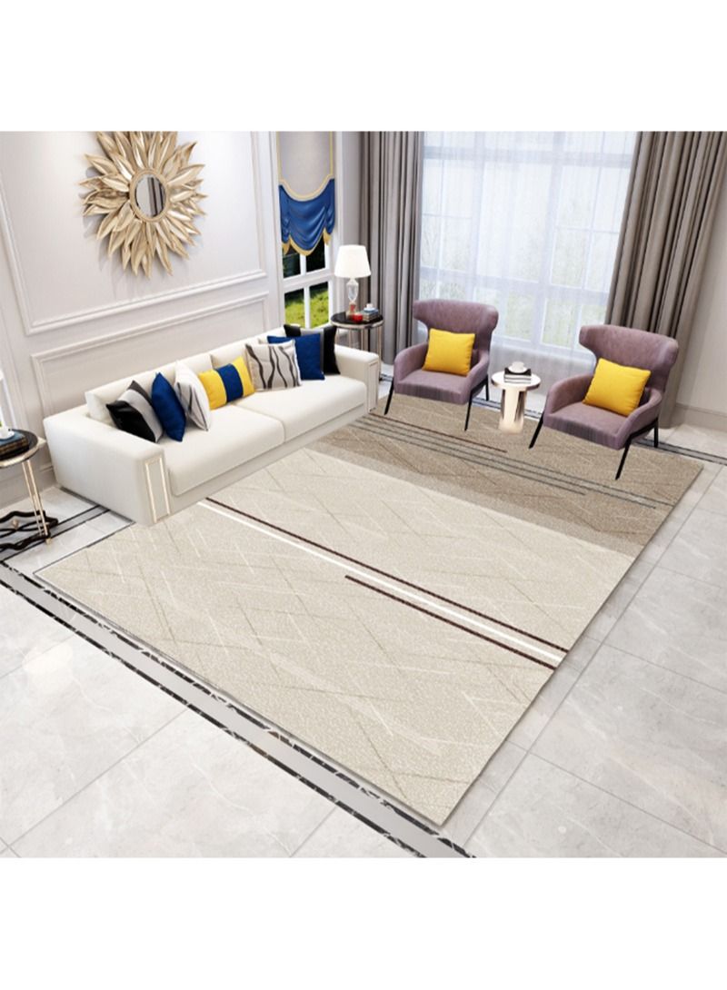 Modern Area Rugs Simple Short Pile Carpet Living Room Bedroom Rug Anti Slip Floor Carpet Home Decor 200*300CM