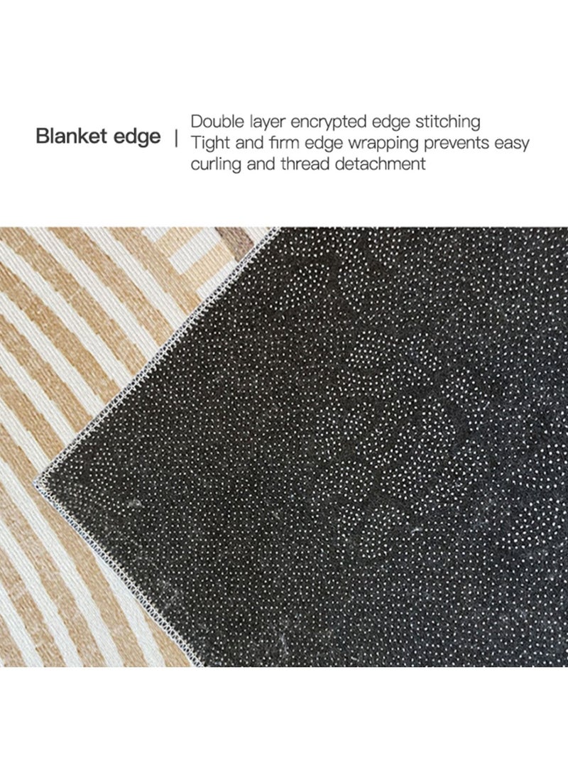 Modern Area Rugs Simple Short Pile Carpet Living Room Bedroom Rug Anti Slip Floor Carpet Home Decor 200*300CM