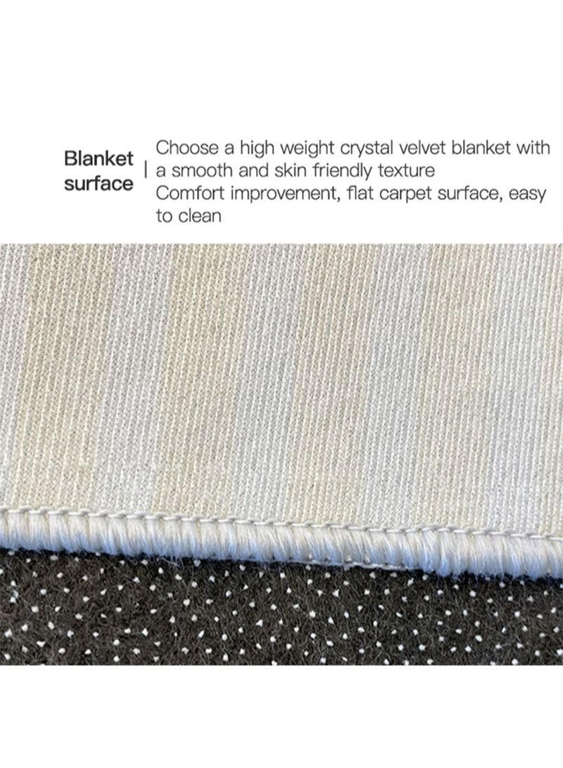 Modern Area Rugs Simple Short Pile Carpet Living Room Bedroom Rug Anti Slip Floor Carpet Home Decor 200*300CM