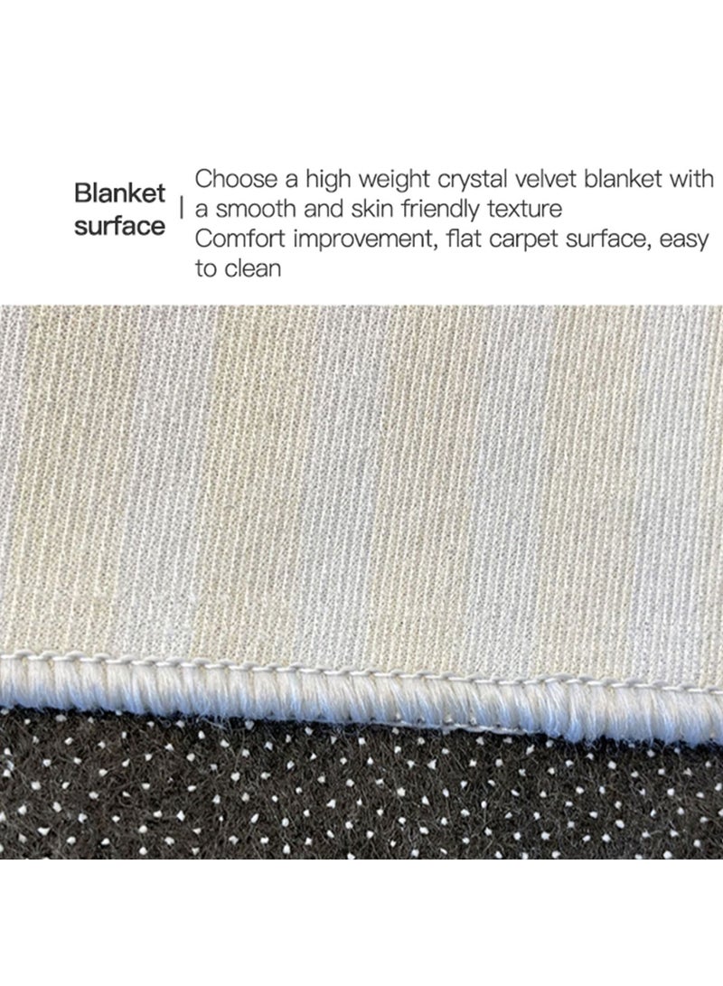 Modern Area Rugs Simple Short Pile Carpet Living Room Bedroom Rug Anti Slip Floor Carpet Home Decor 200*300CM