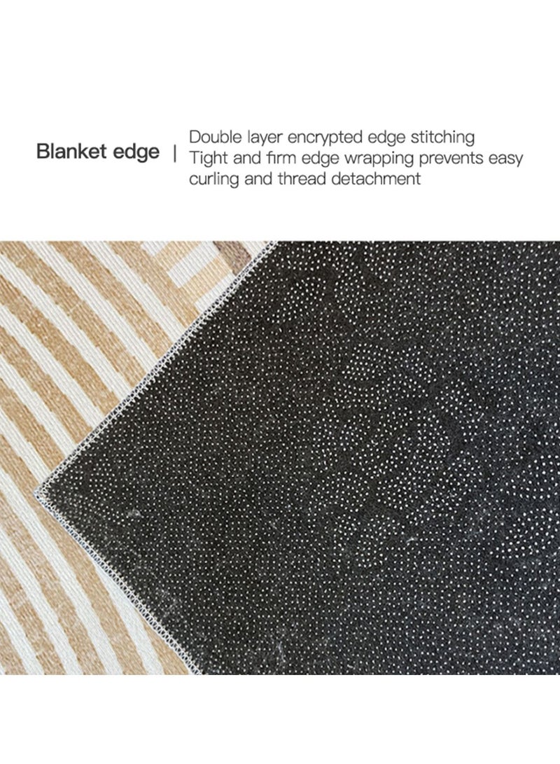 Modern Style Area Rug Non-Slip Super Soft Touch Living Room Bedroom Kitchen Decoration Of Carpet Floor Rug Rectangular 160x230cm