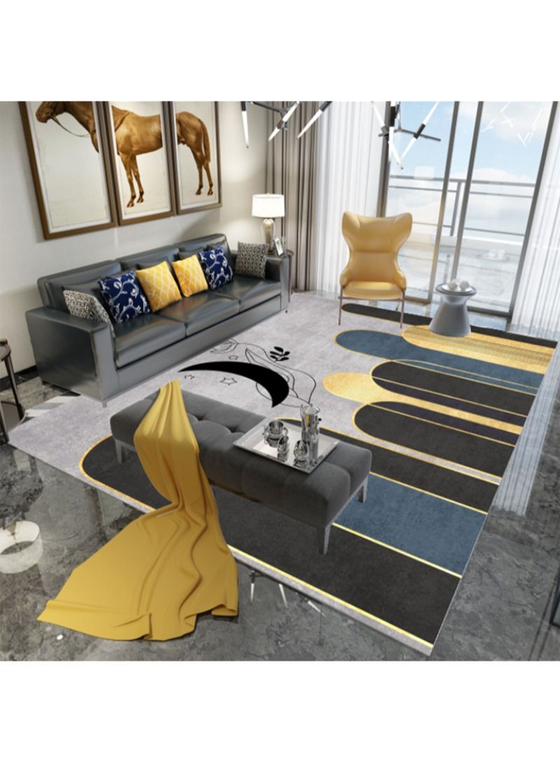 Modern Style Area Rug Non-Slip Super Soft Touch Living Room Bedroom Kitchen Decoration Of Carpet Floor Rug Rectangular 160x230cm