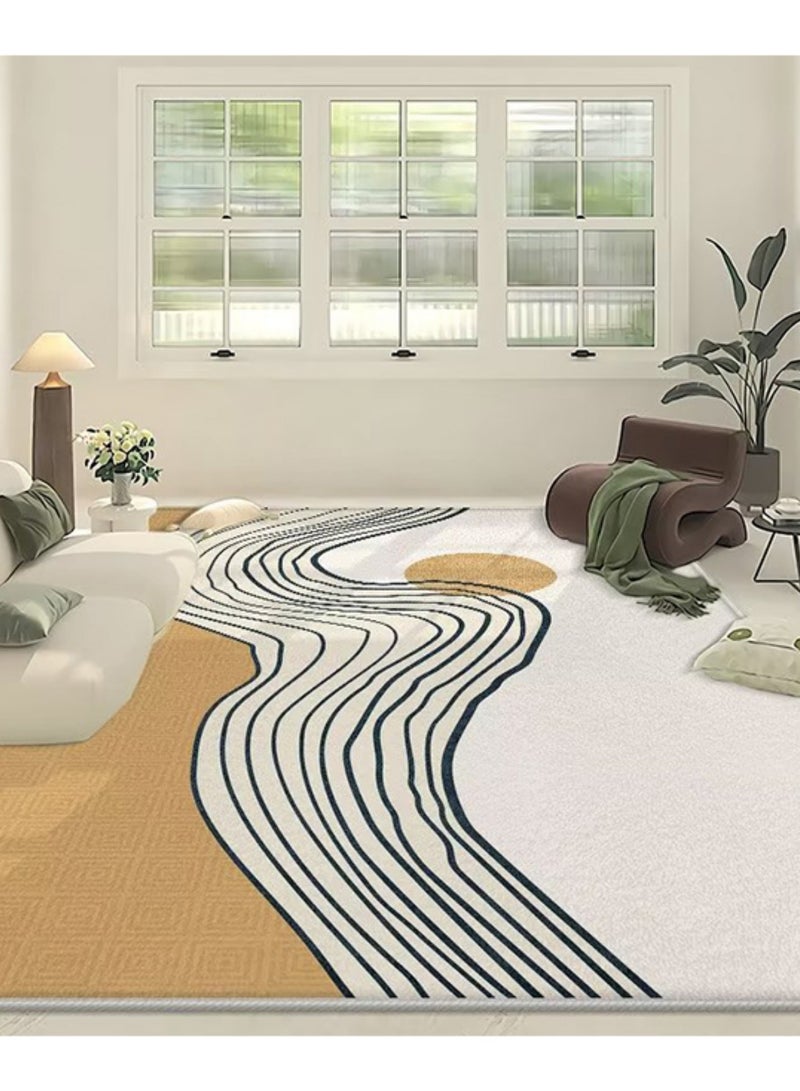 Modern Style Area Rug Non-Slip Super Soft Touch Living Room Bedroom Kitchen Decoration Of Carpet Floor Rug Rectangular 200x300cm