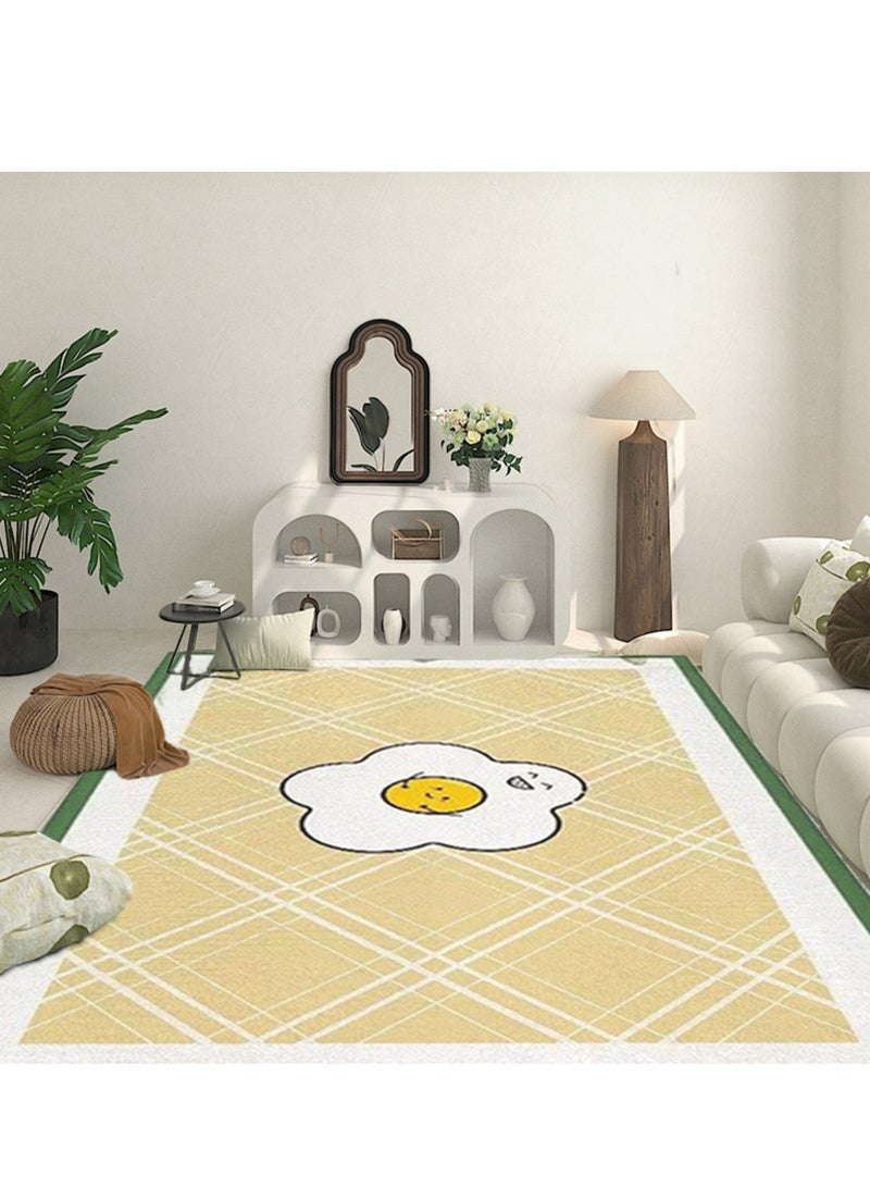 Modern Style Area Rug Non-Slip Super Soft Touch Living Room Bedroom Kitchen Decoration Of Carpet Floor Rug Rectangular 200x300cm