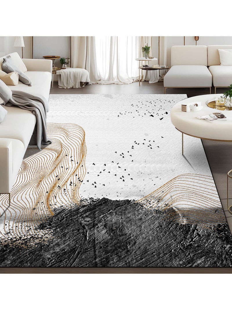 Modern Style Area Rug Non-Slip Super Soft Touch Living Room Bedroom Kitchen Decoration Of Carpet Floor Rug Rectangular 200x300cm