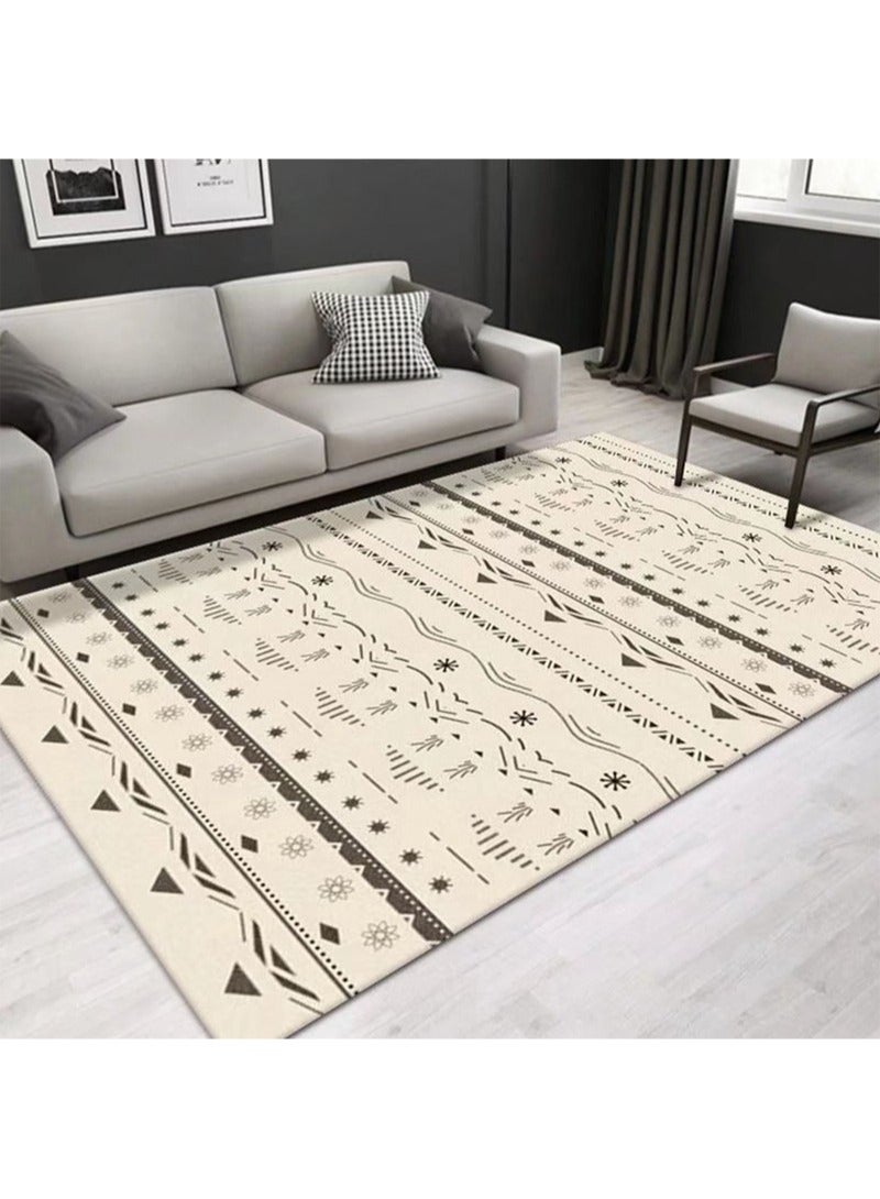 Vintage Style Area Rug Printed Non-Slip Extra Soft Touch Living Room Bedroom Kitchen Decoration Of Carpet Floor Rug Rectangular 200x300cm