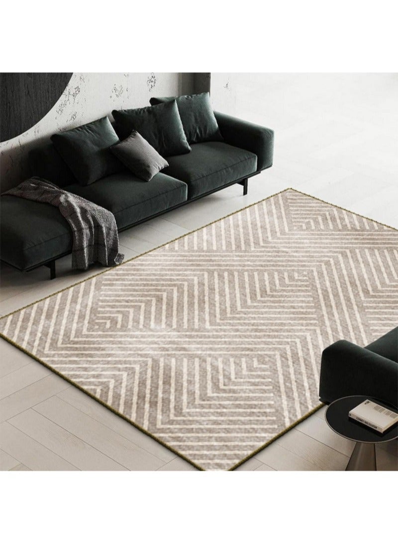 Modern Style Area Rug Imitation Cashmere Non-slip Super Soft Touch Living Room Bedroom Kitchen Decoration of Carpet Floor Rug 140x200cm