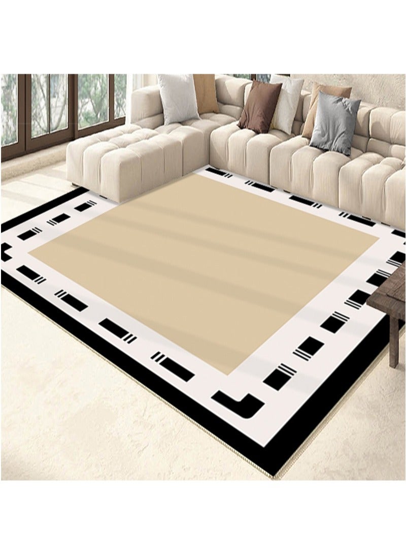 Modern Style Area Rug Imitation Cashmere Non-slip Super Soft Touch Living Room Bedroom Kitchen Decoration of Carpet Floor Rug 140x200cm