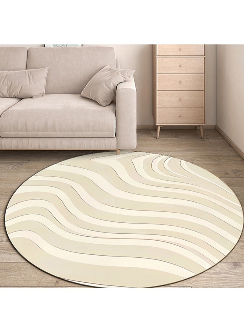 Modern Style Area Rug Non Slip Extra Soft Touch Living Room Bedroom Kitchen Decoration of Carpet Floor Rug 120x120cm