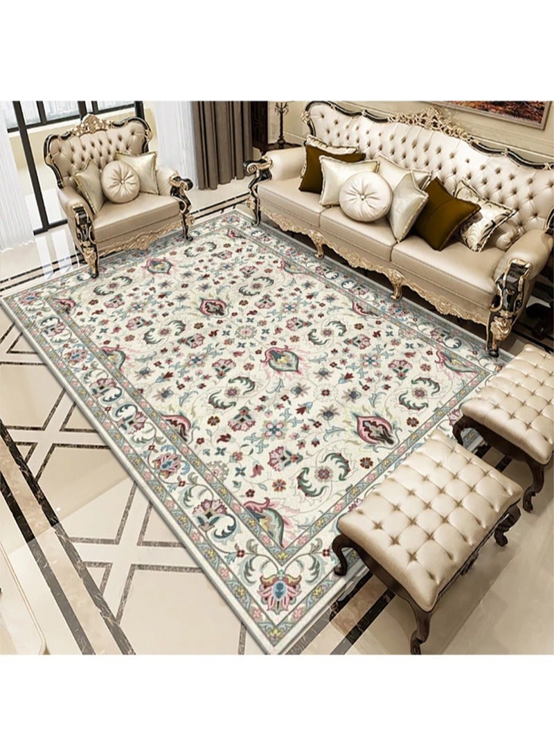 Modern Style Area Rug Imitation Cashmere Non-slip Super Soft Touch Living Room Bedroom Kitchen Decoration of Carpet Floor Rug 200x300cm