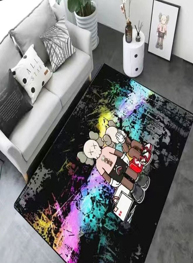 Gamer Rugs for Bedroom Boys Teens Printed Game Gamepad Carpets Living Room Mat Home Decor