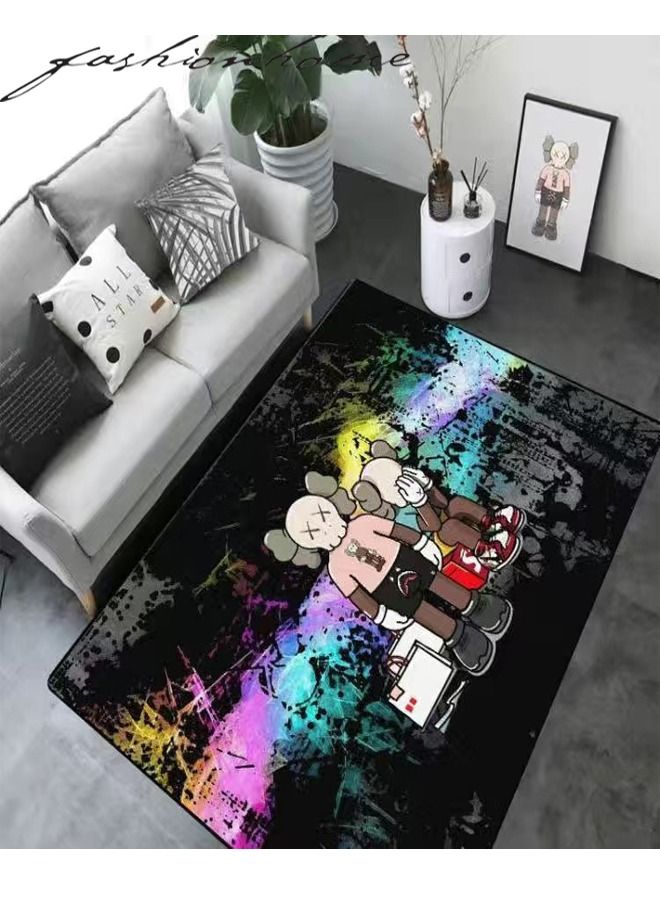 Gamer Rugs for Bedroom Boys Teens Printed Game Gamepad Carpets Living Room Mat Home Decor