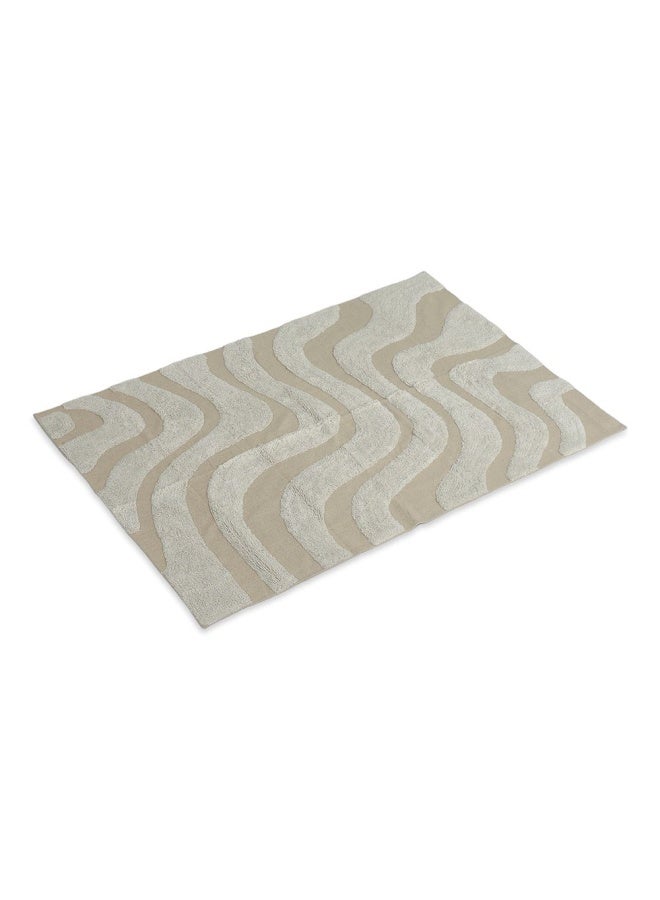 Mosaic Tufted Rug, Natural & Beige - 120X180 Cm