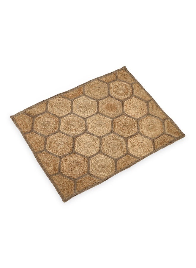 Stran Handwoven Jute Rug, Natural - 120X170 Cm