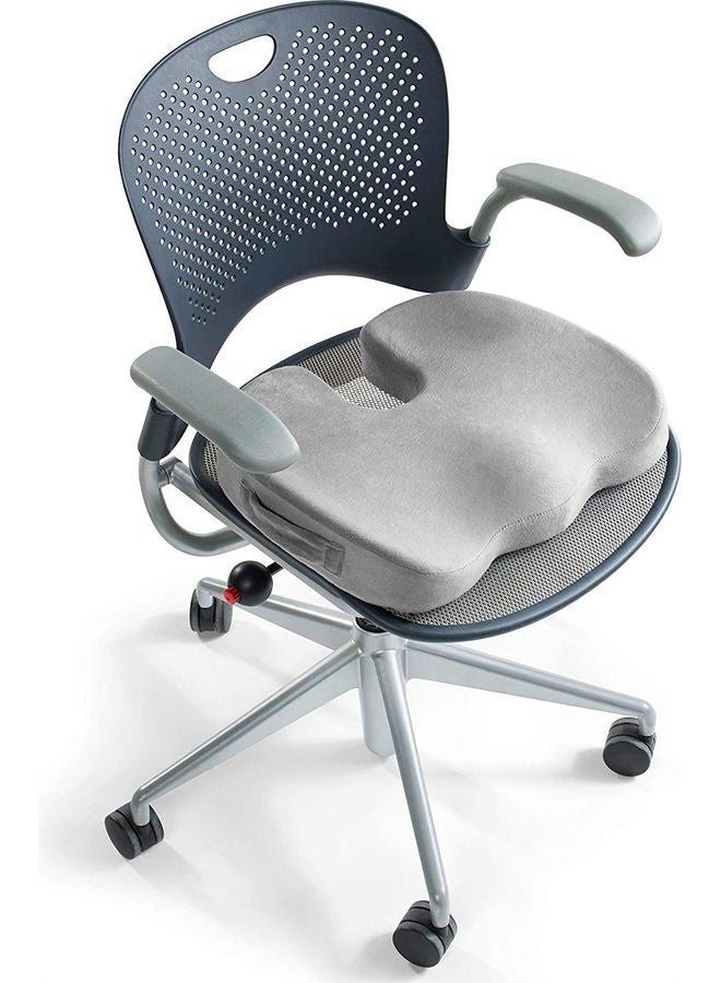 Gel Enhanced Seat Cushion Grey 45x35x7.5cm