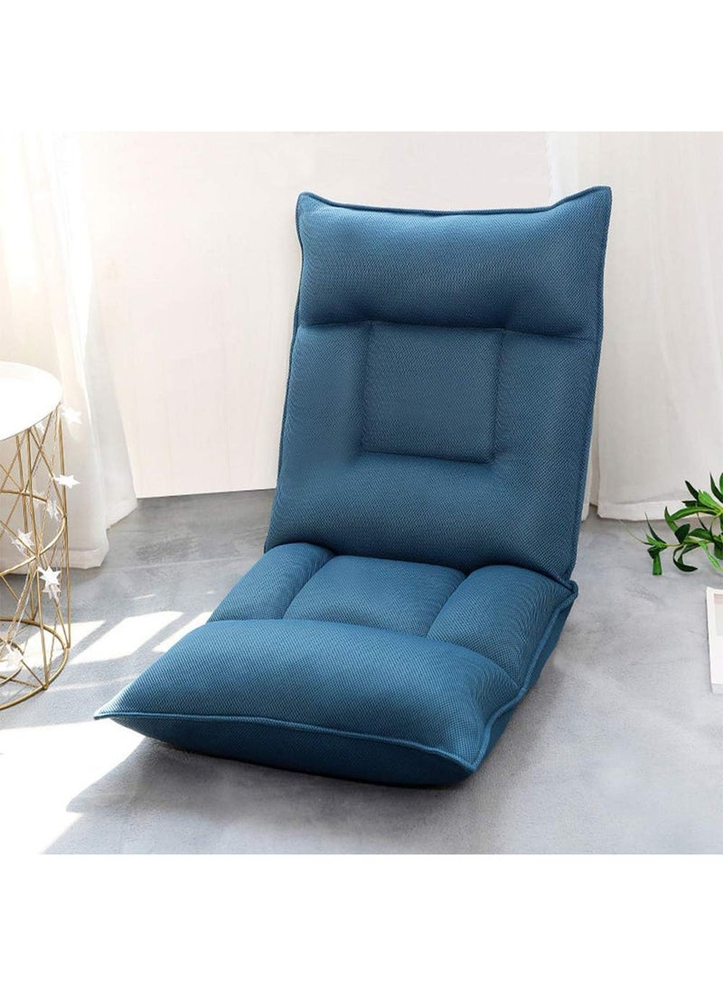 Floor Chair Lazy Sofa Adjustable Padded Folding Chair with Back Support and Backrest Comfortable Chair