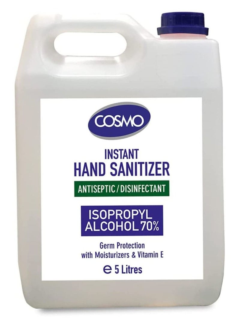 Advanced Instant Hand Sanitizer Liquid 5L, For All Skin Type