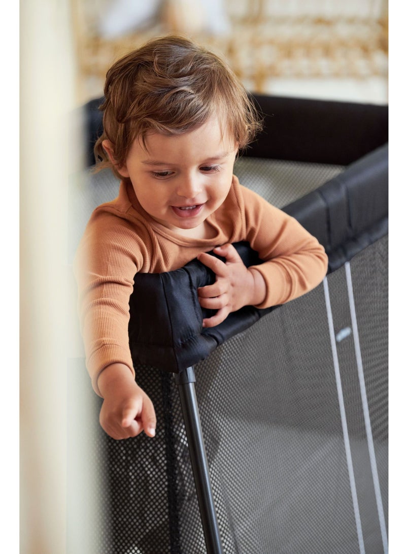 Baby Travel Cot Light Black
