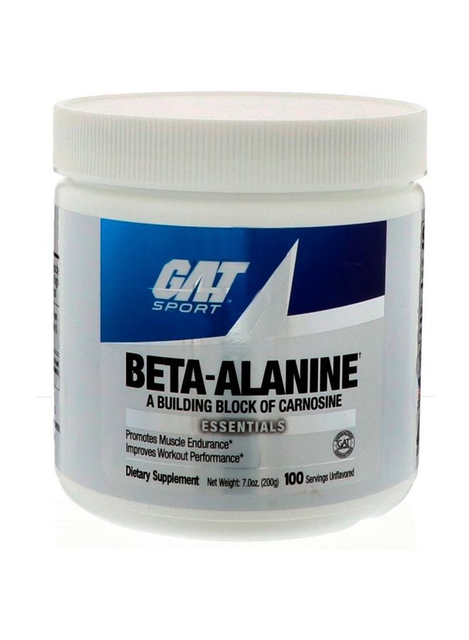 Beta-Alanine Dietary Supplement, 100 Servings, Unflavored 7.1 oz (200 g)