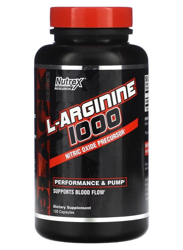 L-Arginine 1000 120 Capsules