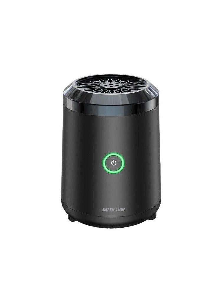 Mini Bakhour 2 Rechargable Incense Burner / Bukhour / Luxury Scent  / Auto Off Feature / Type-C Charging / Compact & Portable / 10-15 Times Working Capacity / Accompanied by Fragrance / 2000mAh Battery - Black