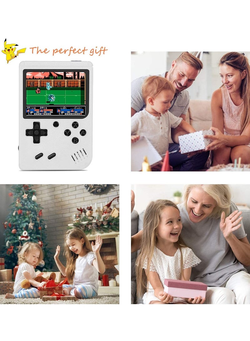 Handheld Game Console, Mini Handheld Game Console with 3.0-Inches Color Screen , 400 Classic Games, 1800mAh Battery That Can Connect to TV and Two Players, Retro Birthday Toys for Boys and Girls