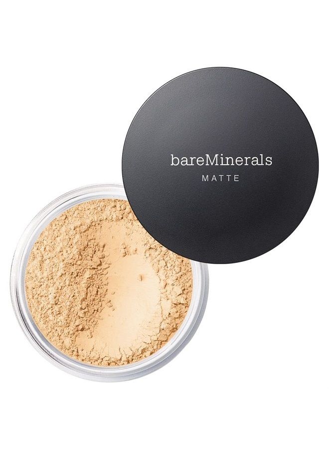 Matte Loose Mineral Foundation SPF 15, Powder Foundation Makeup, Buildable Coverage, Reduces Shine, Talc Free Foundation, Vegan