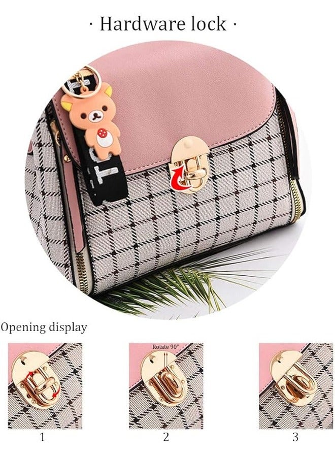 Women Satchel Handbags Cute Ladies Shoulder Bags Tote Bags PU leather