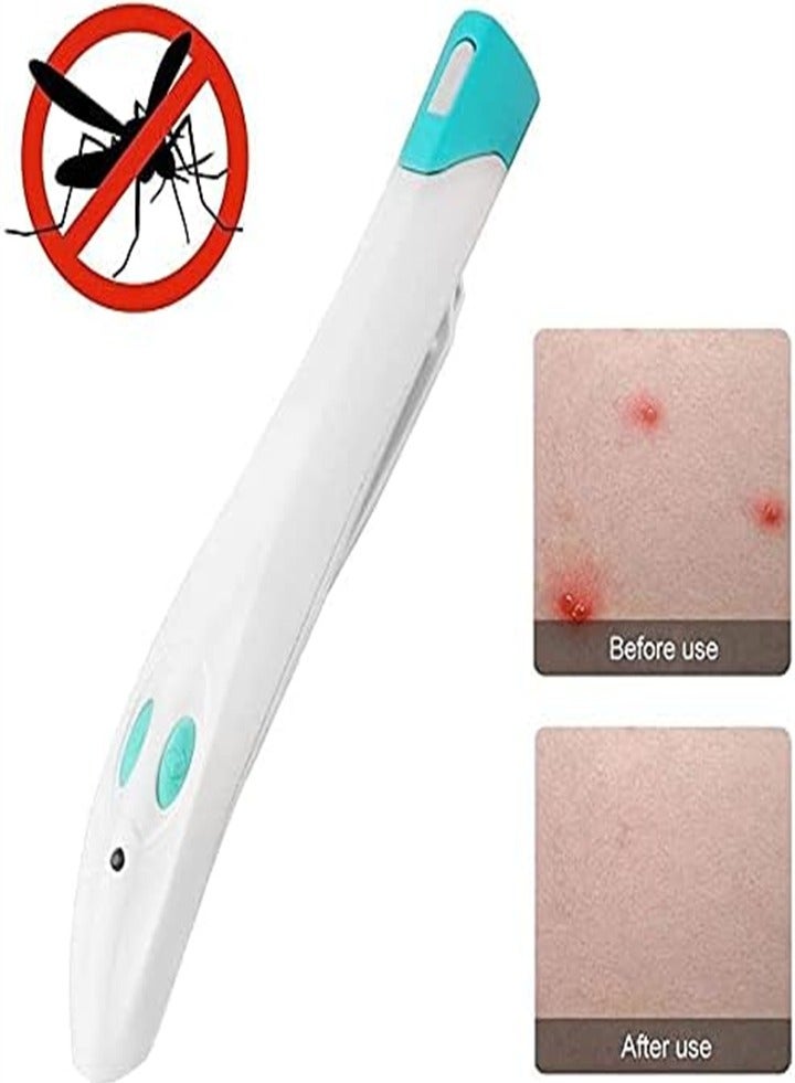 Insect mosquito bite relief pen, anti-itch electronic device, no chemical treatment, all natural bug bite relief, reduce swelling, anti-itch stick, relieve itching, burning pain