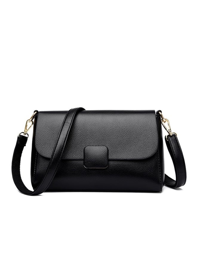 Women's Solid Color Shoulder Bag, Ladies Creative Small Square Buckle Crossbody Bag Sling Bag Side Bag Carry Bag, Daily Commuter/Banquet/Party/Campus PU Leather Satchel Bags Tourist Bag for Girls