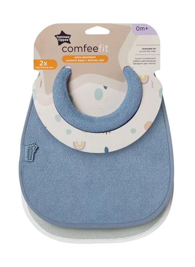 Pack of 3 Advanced Anti-Colic Bottle, Medium Teat With Closer To Nature Milk Feeding Bib With Essentials Bottle And Teat Brush - Assorted