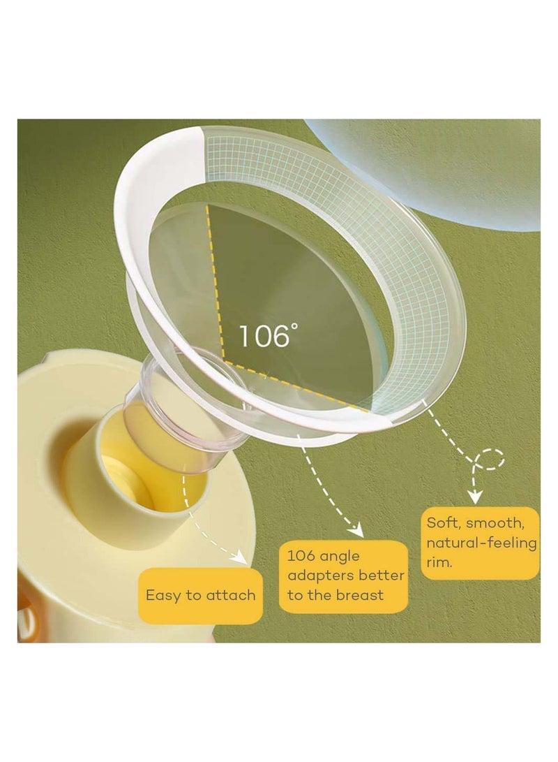 24mm Breast Shields Compatible with Medela Breast Pumps, Includes Personalfit Connector, 1 Pack