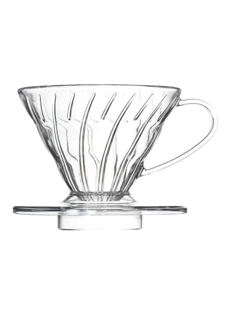 V60 Pour Over Coffee Maker Set With Carry Case Black 600ml