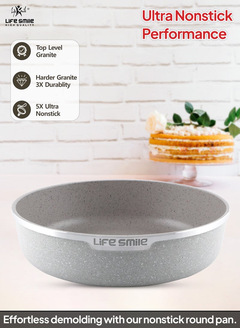 Oven Pan Set - Non Stick PFOA Free Multi Layer Granite CoatingOven Dishes - Die Cast Aluminum Body, Suitable For Baking inOven or Cooking on Stove…