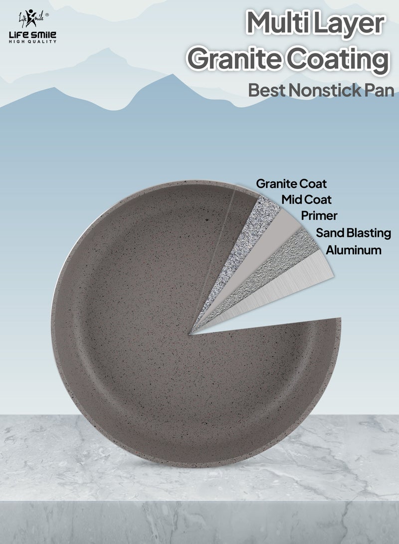 Oven Pan Set - Non Stick PFOA Free Multi Layer Granite CoatingOven Dishes - Die Cast Aluminum Body, Suitable For Baking inOven or Cooking on Stove…