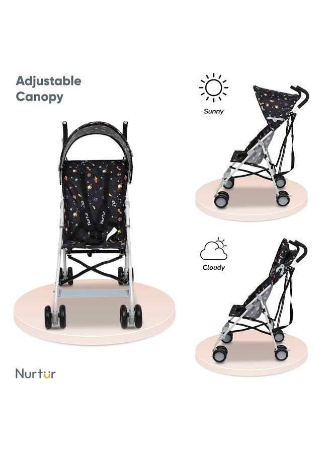 Rex Buggy Stroller Multicolour Lightweight Stroller With Compact Fold Canopy Shoulder Strap 6 To 36 Months