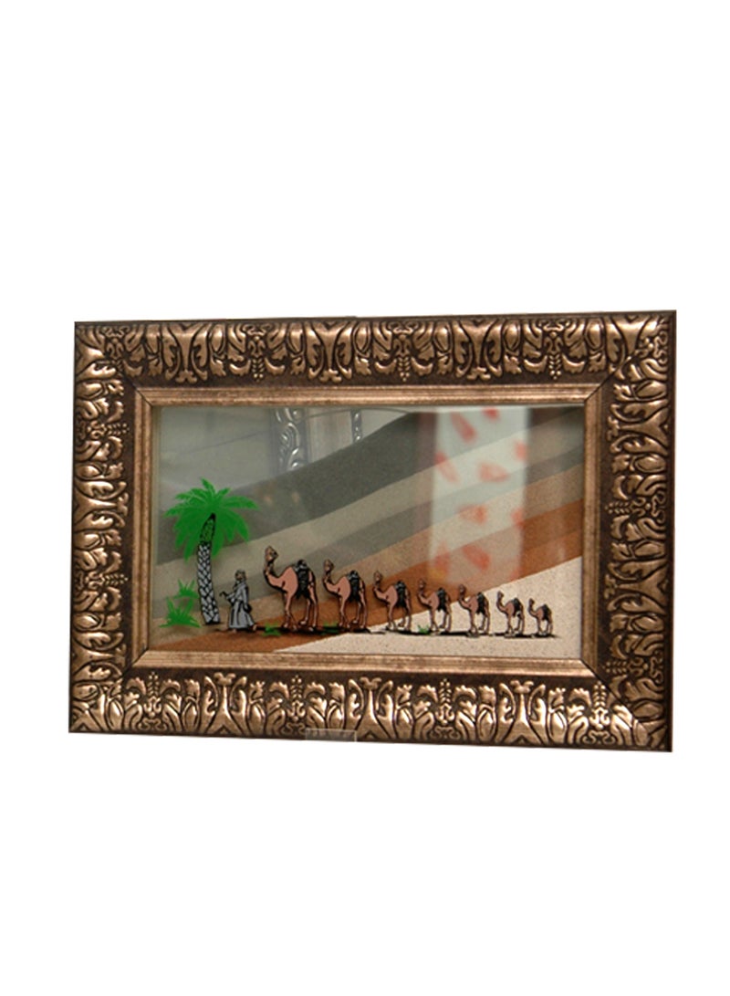 HANDMADE DUBAI DESERT THEME DESIGN FRAME 13.5X9 INCHES