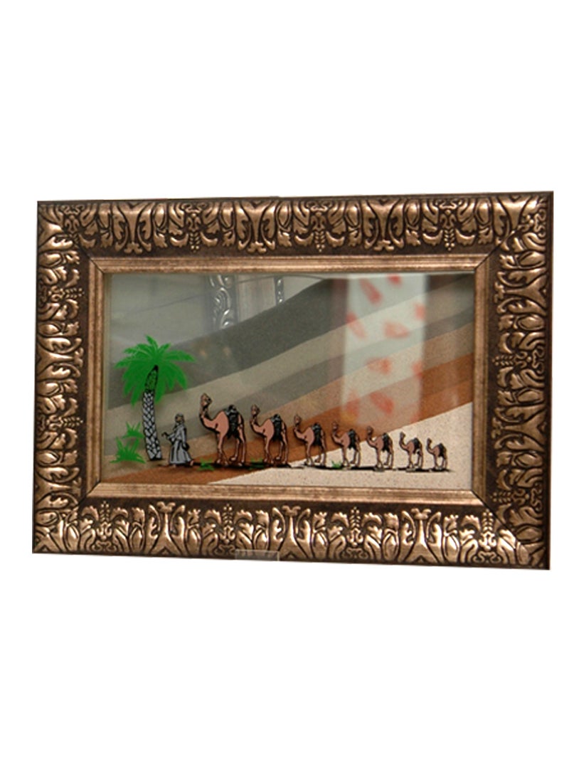 HANDMADE DUBAI DESERT THEME DESIGN FRAME 13.5X9 INCHES