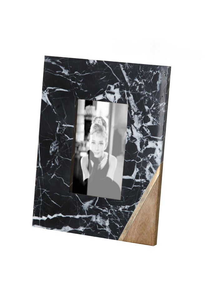 Black Natural Marble Photo Frame