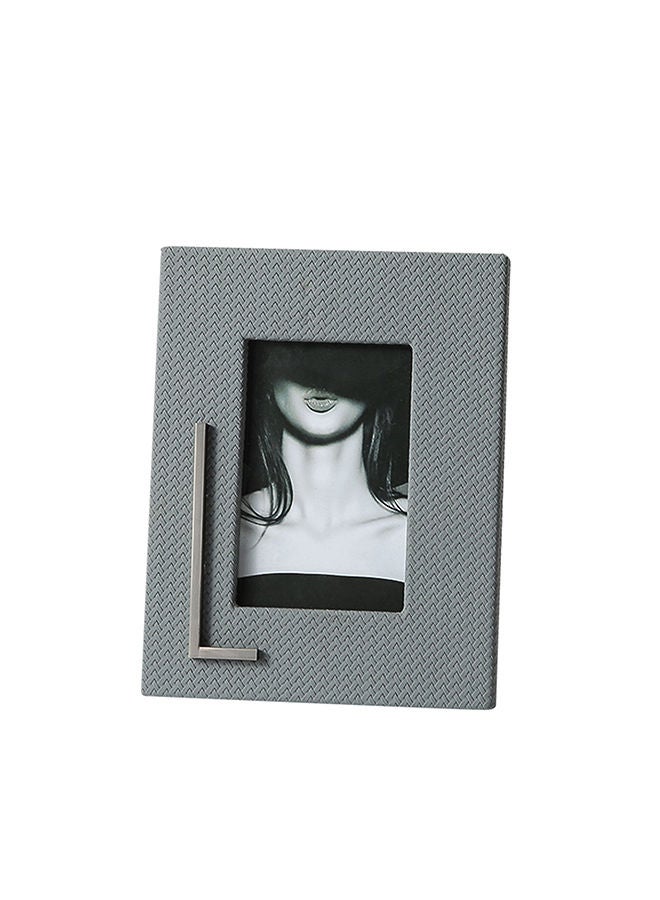 Light Blue Woven Eight-Sided Photo Frame