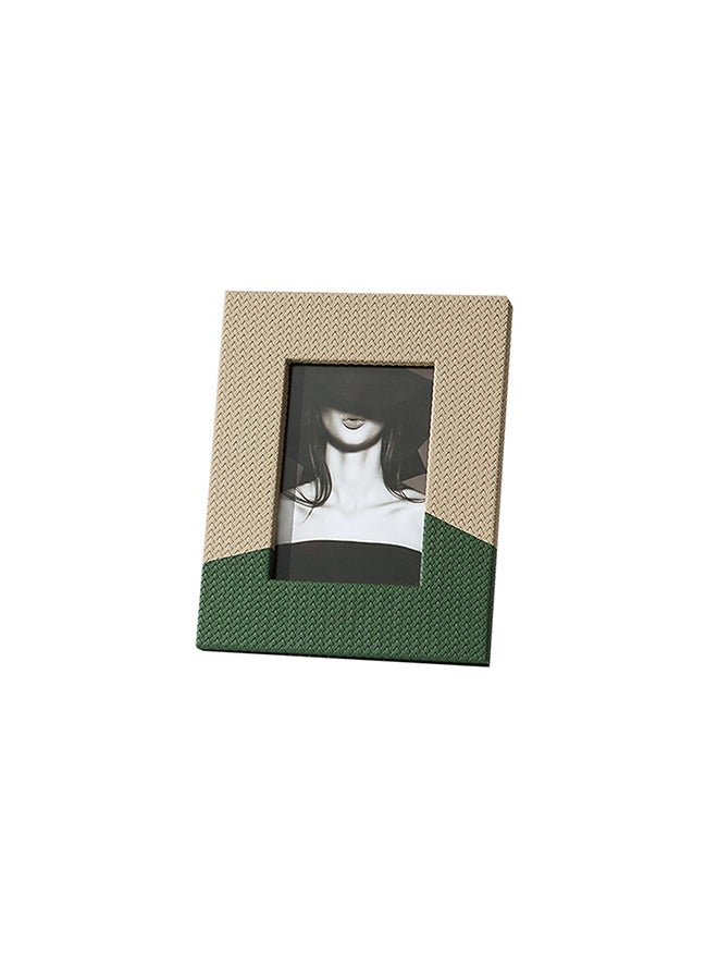 Gray / Green Photo Frame -A