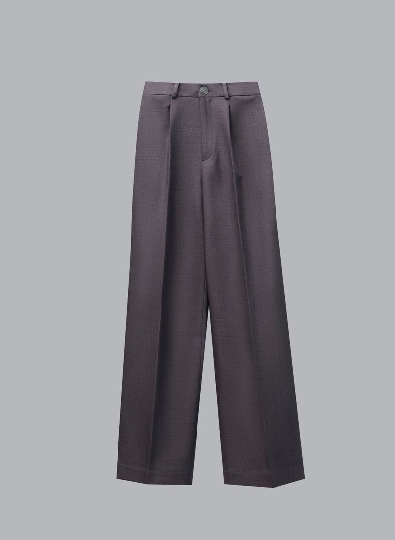 CAOSTU • GRAY WIN WOMEN'S WIDE-TUBE PANTS