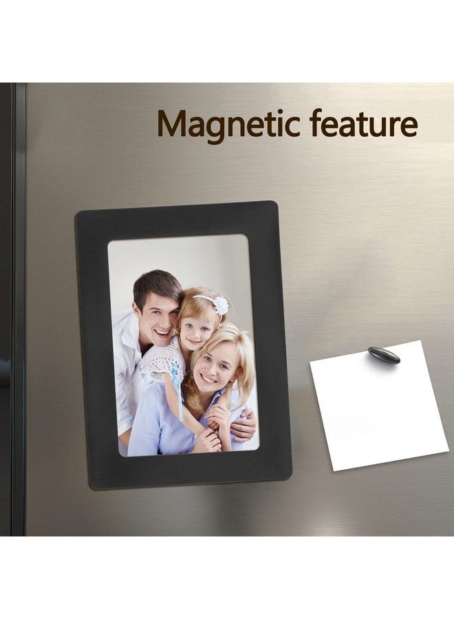 Picture Frame 8X10 5 Pack Magnetic Photo Frames For Refrigerator Magnetic Picture Frames Suitable For Fridge Dishwasher Locker And Office Cabinet Horizontally Or Vertically