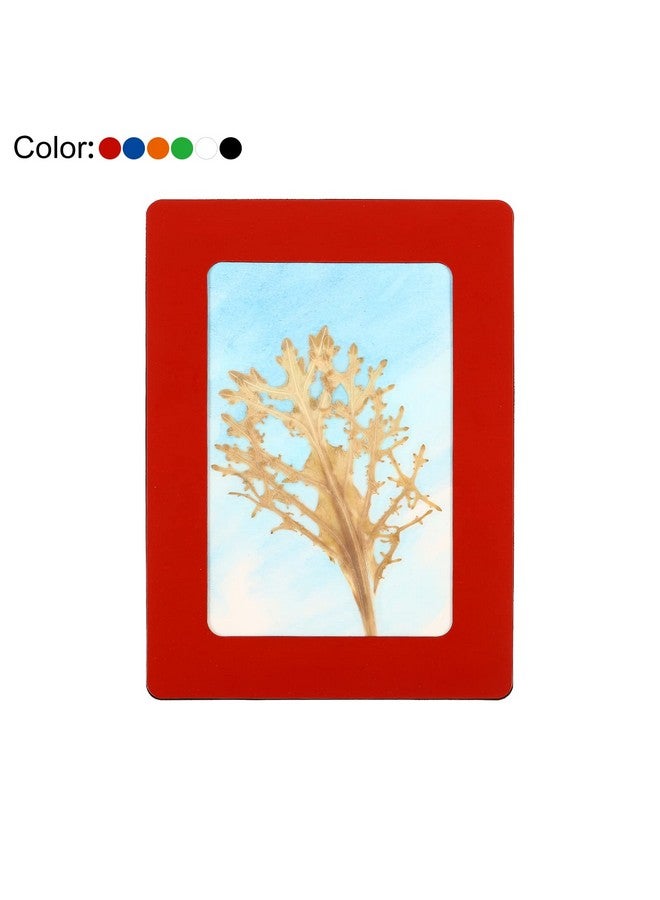 Magnetic Picture Frame 6 Pack Picture Holder Holds 5X7 Inch Photos For Refrigerator Home Office Wall Pvc Multicolor