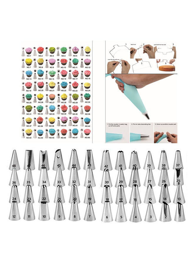 106-Piece Cake Decorating Turntable Set Multicolour