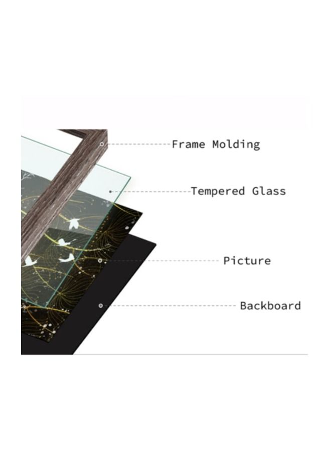 Foldable Wooden Photo Frame:Versatile Display Solution for Cherished Memories (2 photos) (Grey)