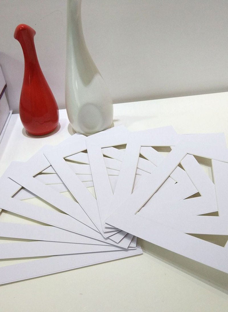 Pack Of 25 Picture Mats White 30x40cm