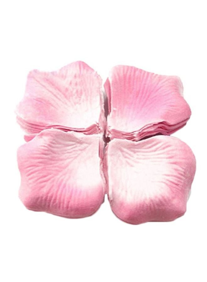 1000-Piece Artificial Rose Petal Set Pink 5x5.5centimeter