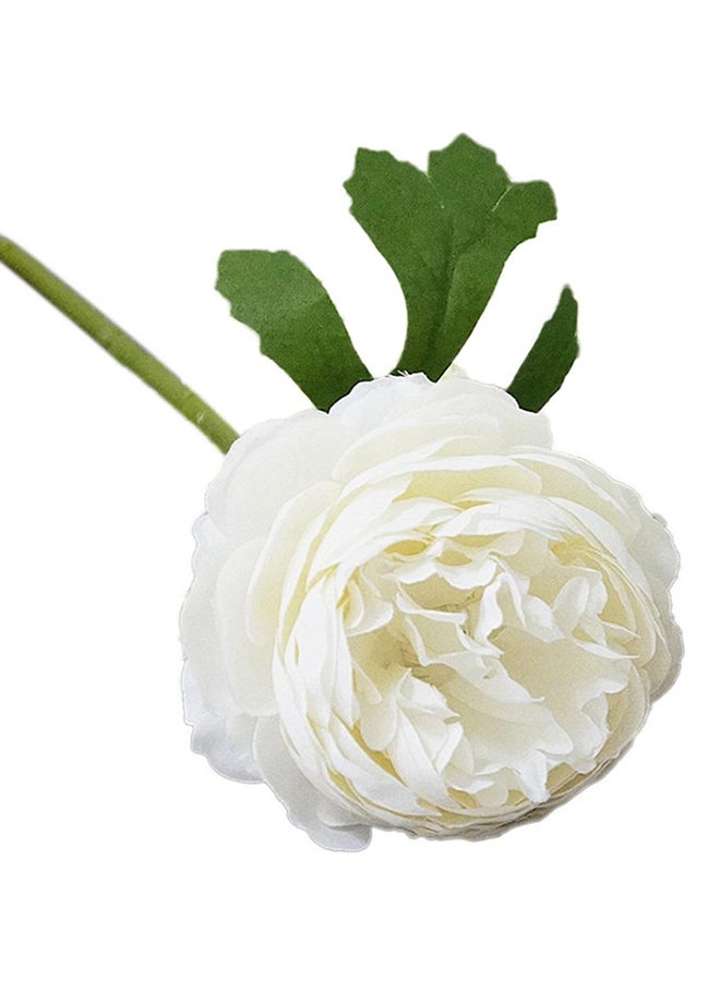 Artificial Hydrangea Tea Rose Milky White