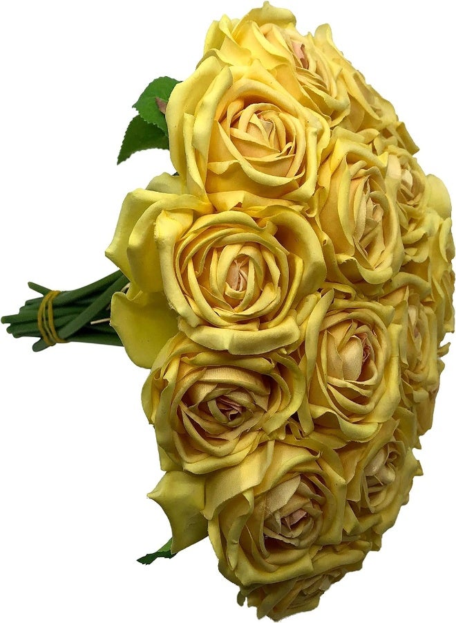 Artificial Plants Rose Flowers Bridal Wedding Party Decor Real Touch Flower Bouquet